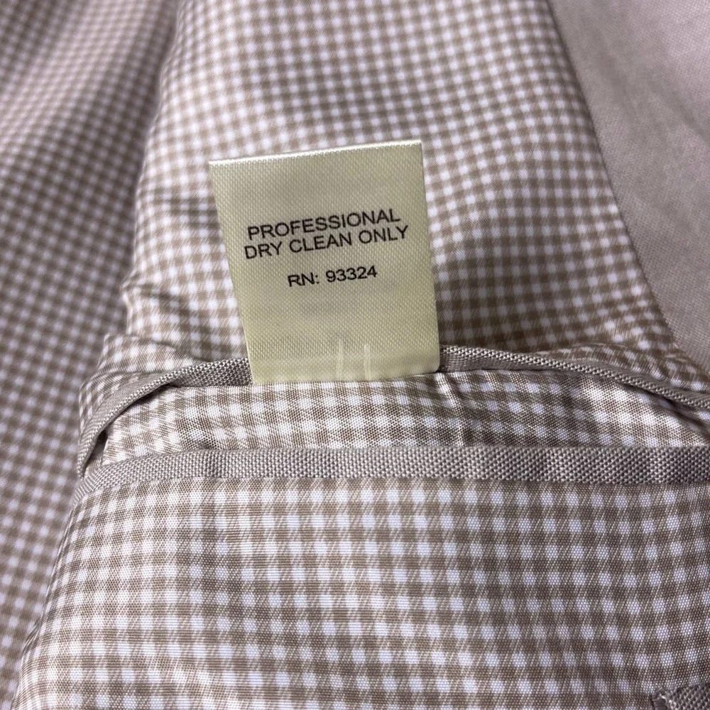Southern Pines Tan Cotton Sports Coat Blazer Lightweight Lined Men's Size Medium